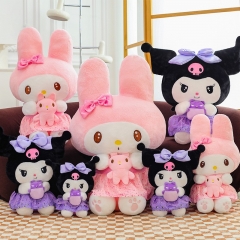 2 Styles 5 Sizes Sanrio Kuromi My Melody Cartoon Anime Plush Toy Doll