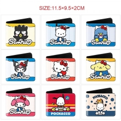 10 Styles Sanrio Cartoon Wallet Anime Short Purse