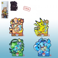4 Styles Pokemon Cartoon Pin Anime Brooch