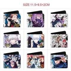 10 Styles Jujutsu Kaisen Cartoon Wallet Anime Short Purse