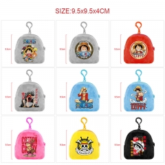 10 Styles One Piece Cartoon Anime Plush Bag