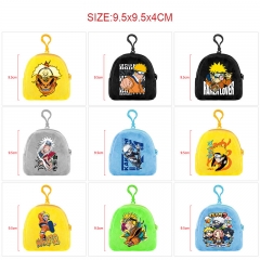 10 Styles Naruto Cartoon Anime Plush Bag