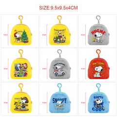 10 Styles Peanuts Cartoon Anime Plush Bag
