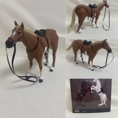 figma 490 深黄色 素体马 关节可动手办，一件32个，高约16cm，彩盒尺寸：23*7*22cm，重量约：404g