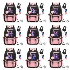 26 Styles Lilo & Stitch Cartoon PU Anime Backpack Bag