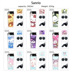 12 Styles 350ML Sanrio Cartoon Pattern Mug Anime Plastic Water Cup