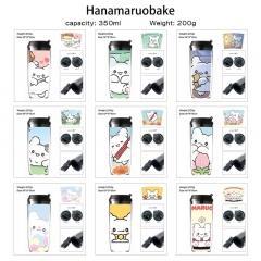 9 Styles 350ML Hanamaruobake Cartoon Pattern Mug Anime Plastic Water Cup