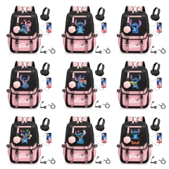 19 Styles Lilo & Stitch Cartoon Canvas Anime Backpack Bag