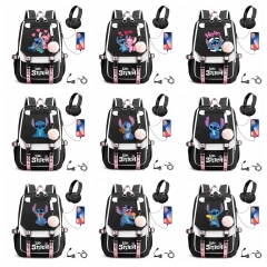 19 Styles Lilo & Stitch Cartoon Canvas Anime Backpack Bag