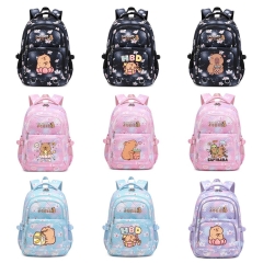 36 Styles Capybara Cartoon Canvas Anime Backpack Bag