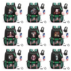 16 Styles Demon Slayer: Kimetsu no Yaiba Cartoon Canvas Anime Backpack Bag