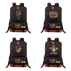 8 Styles Football Star Cartoon Canvas Anime Backpack Bag
