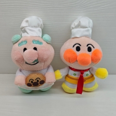 2PCS/SET 10CM Anpanman Cartoon Anime Plush Toy Pendant