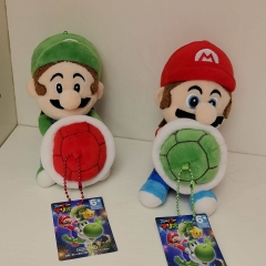 2 Styles 13CM Super Mario Bro Cartoon Anime Plush Toy Pendant