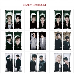 straykids  10款 数码印花动漫双面印花抱枕 102x40cm长抱枕 （含枕芯）