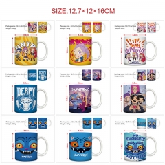 10 Styles K-Pop: Demon Hunters Cartoon Pattern Ceramic Cup Anime Ceramic Mug