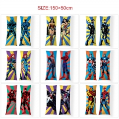 150*50cm 10 Styles Marvel Comics Cartoon Two Sides Anime Pillow