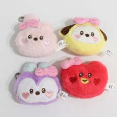 7*8*4CM K-POP BTS Bulletproof Boy Scouts Cartoon Anime Plush Toy Pendant