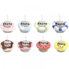 9*10*10CM 8 Styles Pusheen the Cat Cartoon Anime Plush Toy Pendant