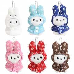 13*8*5CM 6 Styles Miffy Cartoon Anime Plush Toy Pendant