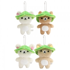 13*9*5CM 4 Styles Rilakkuma Cartoon Anime Plush Toy Pendant