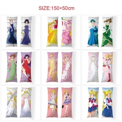 150*50cm 10 Styles Pretty Soldier Sailor Moon Cartoon Two Sides Anime Pillow