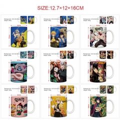 13 Styles Demon Slayer: Kimetsu no Yaiba Cartoon Pattern Ceramic Cup Anime Ceramic Mug