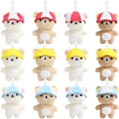 13*9*5CM 12 Styles Rilakkuma Cartoon Anime Plush Toy Pendant