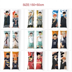 150*50cm 10 Styles Haikyuu Cartoon Two Sides Anime Pillow