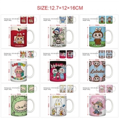 13 Styles POP MART Labubu Cartoon Pattern Ceramic Cup Anime Ceramic Mug