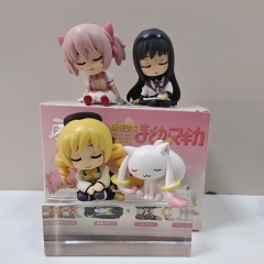 4款靠肩睡 魔法少女 高公仔高约6cm，重约100g，小盒子尺寸5*4*7.5cm ，大盒尺寸11*8.5*8cm，一箱120套