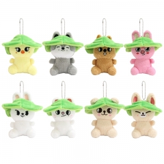 11*7*5CM 8 Styles K-POP Stray Kids Cartoon Anime Plush Toy Pendant