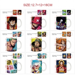 11 Styles One Piece Cartoon Pattern Ceramic Cup Anime Ceramic Mug
