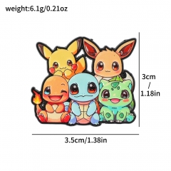 Pokemon Cartoon Pin Anime Alloy Brooch