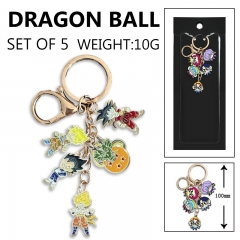 2 Styles Dragon Ball Z Cartoon Anime Alloy Keychain