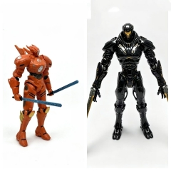 环太平洋 狂怒 黑曜石 高18cm 环太平洋 军刀雅典娜 高17cm
