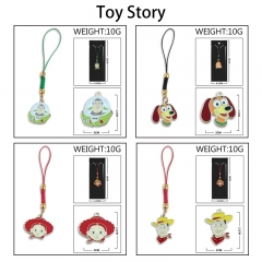 5 Styles Toy Story Cartoon Anime Alloy Phone Strap
