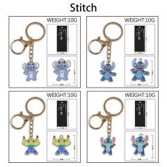 18 Styles Lilo & Stitch Cartoon Anime Alloy Keychain