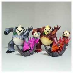 2 Styles 9cm Pokemon Pancham Cartoon Anime PVC Figure