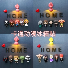7 Styles Star War Cartoon Anime Refrigerator Sticker