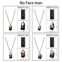 7 Styles Spirited Away No Face man Cartoon Anime Alloy Necklace