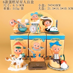 6PCS/SET 6.5-9cm POP MART Twinkle Twinkle Cartoon Surprise Blind Box Anime PVC Figure Toy