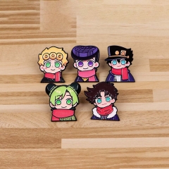jojo奇妙冒险动漫周边卡通胸针别针饰品服装配件包包配饰金属徽章