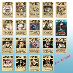 19PCS/SET One Piece Cartoon Character Movie Anime Posters
