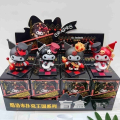8PCS/SET Sanrio Kuromi Cartoon Surprise Blind Box Anime PVC Figures