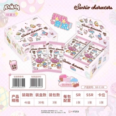 Sanrio Cartoon Anime Card Packs Booster Pack Paper Cards