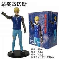 23cm One Punch Man Genos Cartoon Anime PVC Figure Toy
