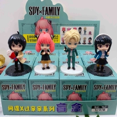 12PCS/SET SPY×FAMILY Cartoon Surprise Blind Box Anime PVC Figures