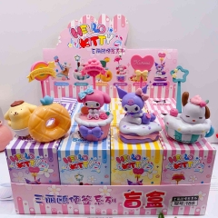12PCS/SET Sanrio Cartoon Surprise Blind Box Anime PVC Figures