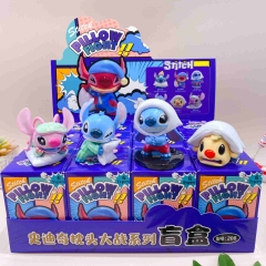 12PCS/SET Lilo & Stitch Cartoon Surprise Blind Box Anime PVC Figures